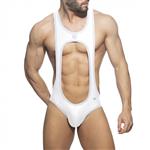 AD Fetish Bottomless Sexy Bodysuit white