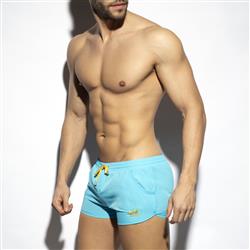ES Collection Plain Rocky Shorts turquoise