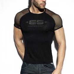 ES Ranglan Mesh T-Shirt black