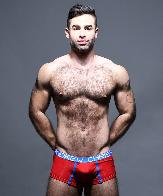Andrew Christian CoolFlex Modal Boxer w/Show it red