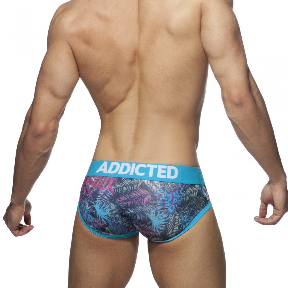 Addicted 3 Pack Tropical Mesh Brief 