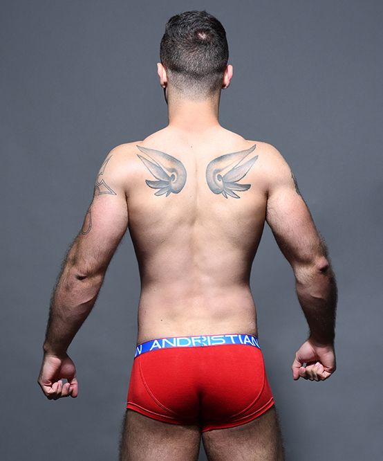 Andrew Christian CoolFlex Modal Boxer w/Show it red