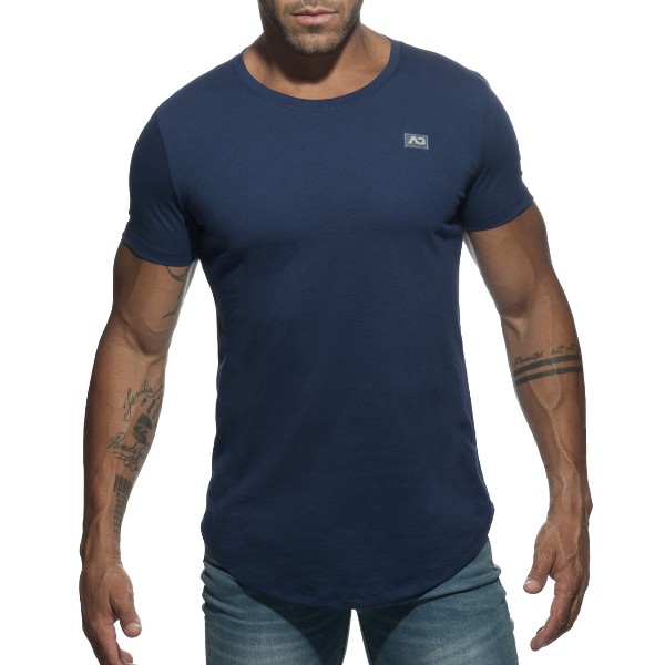 Addicted Basic U-Neck T-Shirt navy