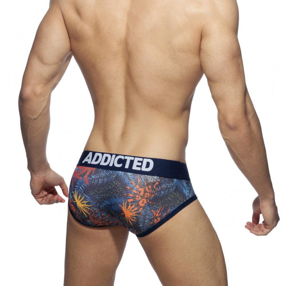 Addicted 3 Pack Tropical Mesh Brief 
