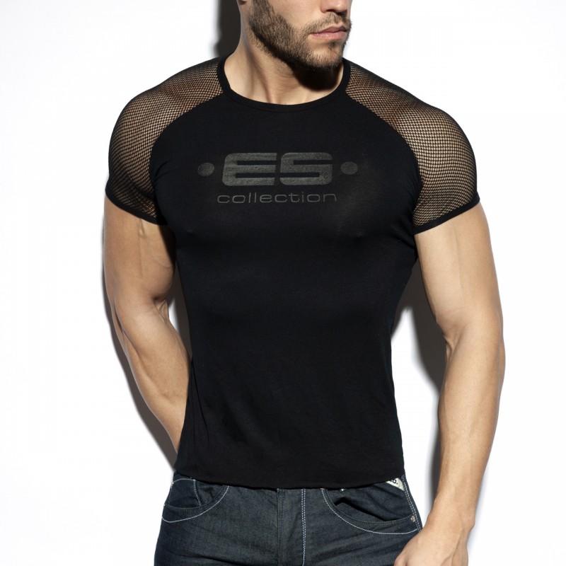 ES Ranglan Mesh T-Shirt black