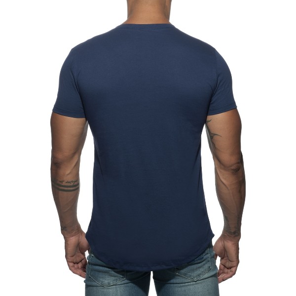 Addicted Basic U-Neck T-Shirt navy
